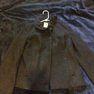 Old navy black pea coat